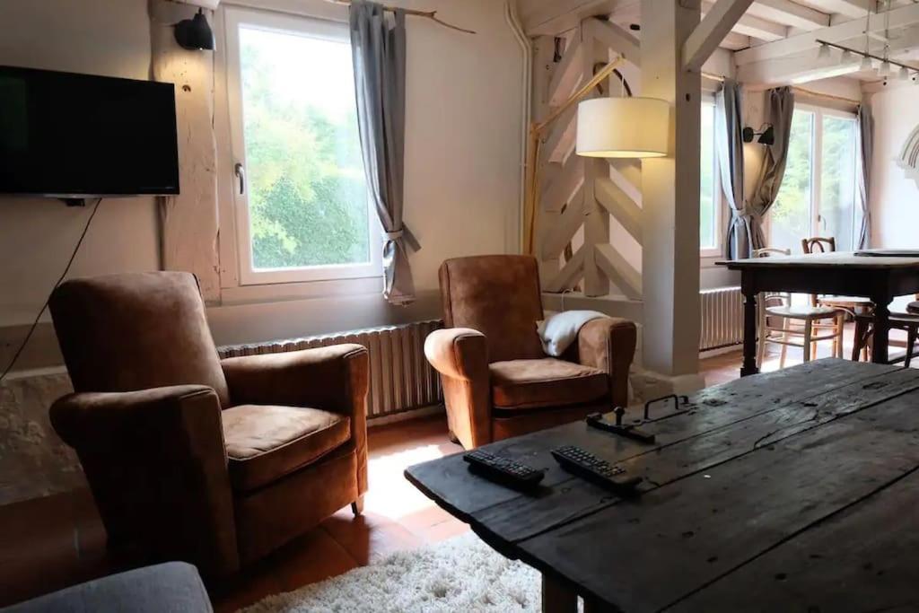 Maison A Colombages Pres De Deauville, Trouville Formentin Екстер'єр фото